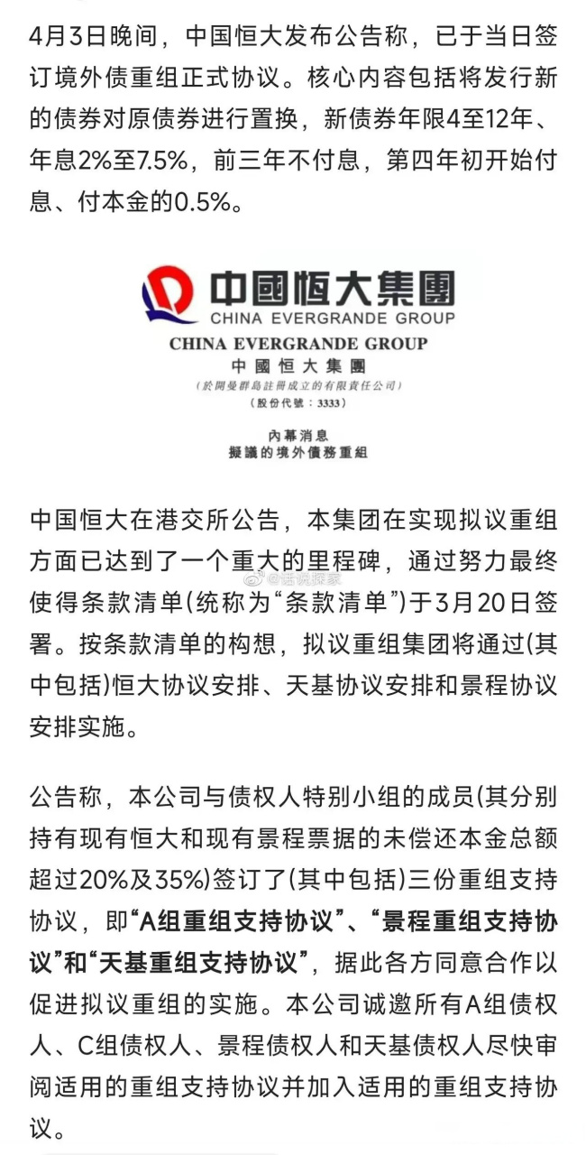 恒大债务最新动态,挑战与机遇交织