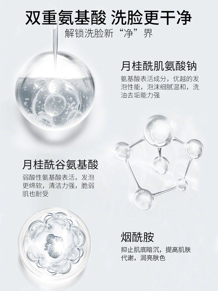 最新氨基酸洗面奶,重塑肌肤洁净新境界