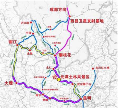 成昆高铁最新规划图重塑西部铁路交通新篇章